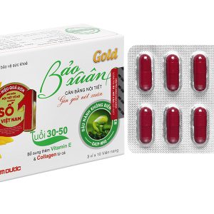 Bảo Xuân Gold tuổi 30 - 50 giúp cân bằng nội tiết tố nữ hộp 30 viên