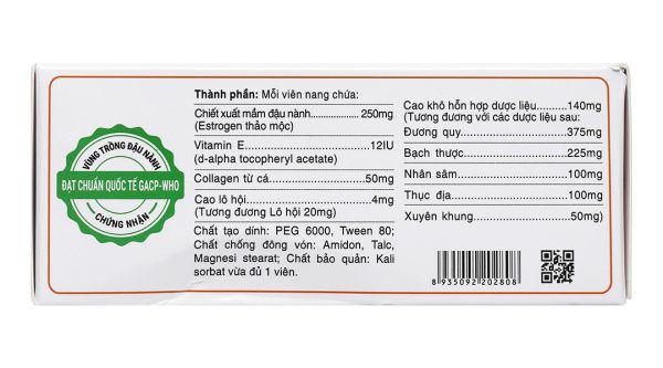 Bảo Xuân Gold tuổi 30 - 50 giúp cân bằng nội tiết tố nữ hộp 30 viên