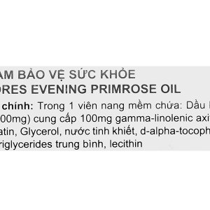 Tinh dầu hoa Anh Thảo Blackmores Evening Primrose Oil bổ sung GLA và omega 6 lọ 190 viên