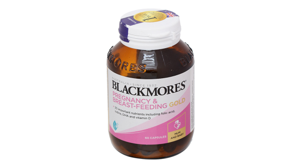 Blackmores Pregnancy & Breast - Feeding Gold dưỡng chất cho bà bầu lọ 60 viên