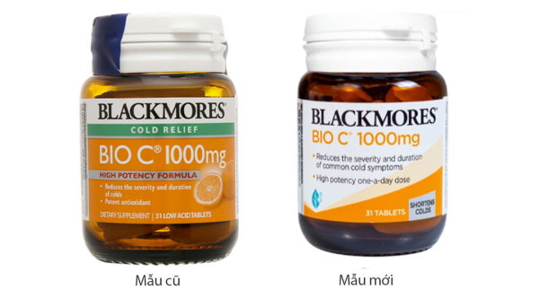 Blackmores Bio C 1000mg hỗ trợ tăng đề kháng lọ 31 viên