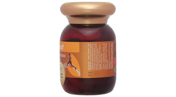 SpringLeaf Liquid Calcium Plus Vitamin D3 bổ sung canxi, vitamin D3 lọ 60 viên