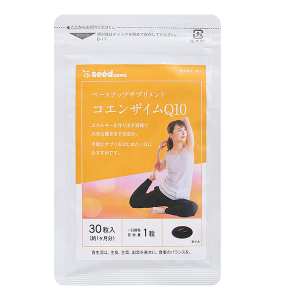 Seedcoms Coenzym Q10 hỗ trợ ngăn ngừa lão hóa da gói 30 viên