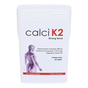 Calci K2 Strong bone bổ sung canxi, giúp ngừa loãng xương hộp 60 viên