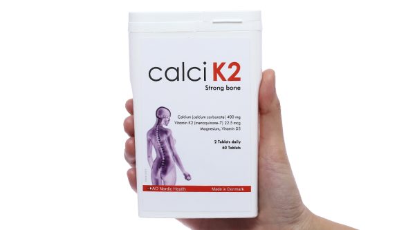 Calci K2 Strong bone bổ sung canxi, giúp ngừa loãng xương hộp 60 viên