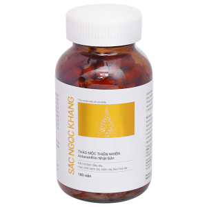 Sắc Ngọc Khang hạn chế lão hóa, làm đẹp da, tăng cường nội tiết tố nữ hộp 180 viên