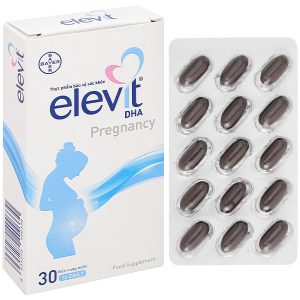Elevit DHA Pregnancy bổ sung vitamin và khoáng chất cho mẹ bầu hộp 30 viên