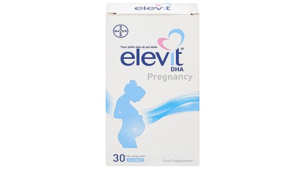 Elevit DHA Pregnancy bổ sung vitamin và khoáng chất cho mẹ bầu hộp 30 viên