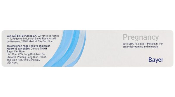 Elevit DHA Pregnancy bổ sung vitamin và khoáng chất cho mẹ bầu hộp 30 viên