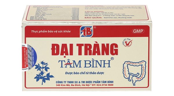 Đại tràng Tâm Bình hỗ trợ giảm viêm đại tràng hộp 60 viên