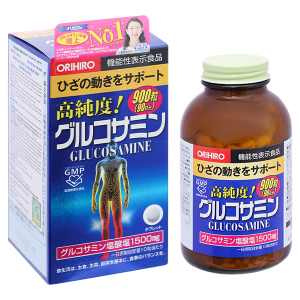 Orihiro Glucosamine hỗ trợ bảo vệ khớp, giúp khớp hoạt động linh hoạt lọ 900 viên