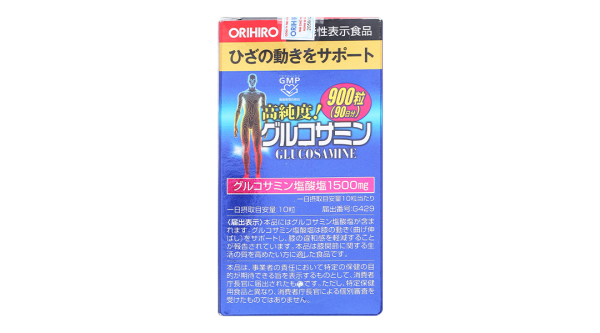 Orihiro Glucosamine hỗ trợ bảo vệ khớp, giúp khớp hoạt động linh hoạt lọ 900 viên