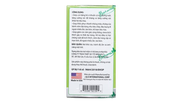 BoniBaio hỗ trợ giảm viêm đại tràng, ruột kích thích hộp 30 viên