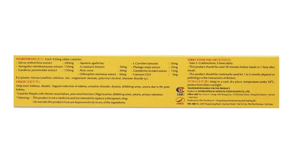 Ích Thận Vương hỗ trợ cải thiện chức năng thận hộp 30 viên
