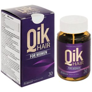 Qik Hair For Women kích thích mọc tóc dành cho nữ hộp 30 viên
