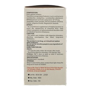 Men vi sinh Lactomin bổ sung lợi khuẩn hộp 60 viên