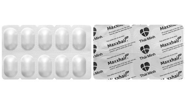 Maxxhair New giảm rụng, kích thích mọc tóc hộp 30 viên
