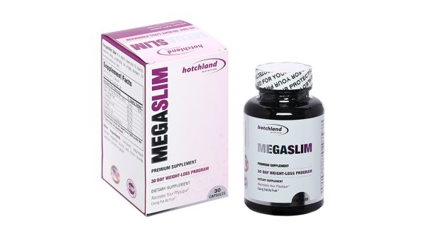 Viên uống Hotchland MegaSlim hỗ trợ giảm cân chai 30 viên