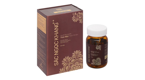 Sắc Ngọc Khang++ hạn chế lão hóa, giảm nám hộp 60 viên