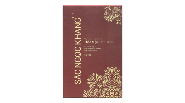 Sắc Ngọc Khang++ hạn chế lão hóa, giảm nám hộp 60 viên