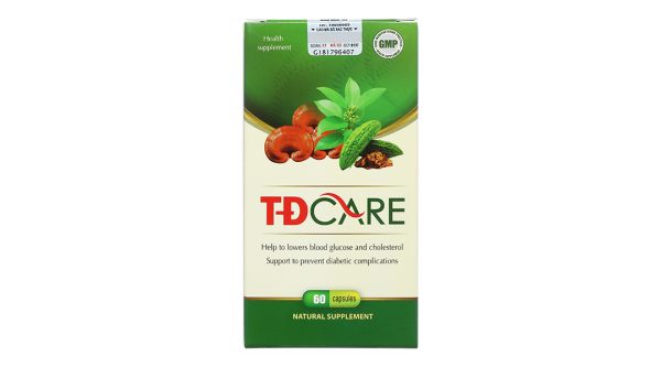 TĐ Care giúp hạ đường huyết và cholesterol chai 60 viên