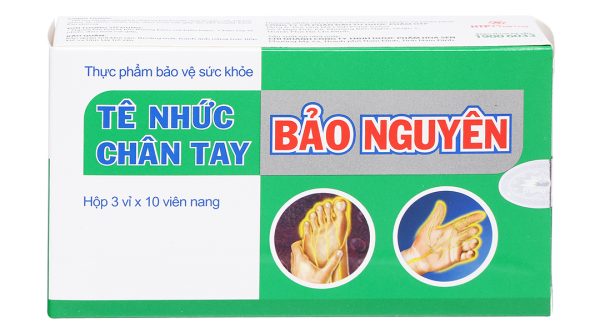 Tê nhức chân tay Bảo Nguyên hoạt huyết, mạnh gân cốt hộp 30 viên