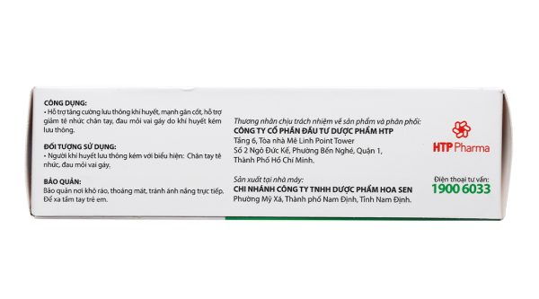 Tê nhức chân tay Bảo Nguyên hoạt huyết, mạnh gân cốt hộp 30 viên