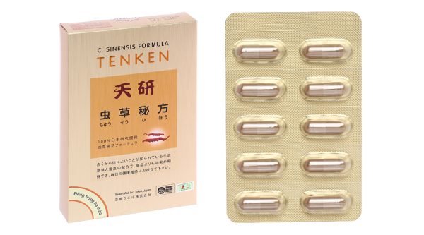Đông trùng hạ thảo Tenken bồi bổ cơ thể hộp 60 viên