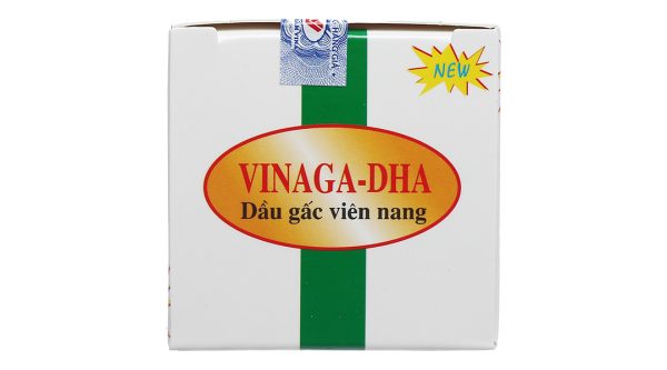 Dầu gấc Vinaga-DHA chống oxy hóa, tăng cường thị lực lọ 100 viên