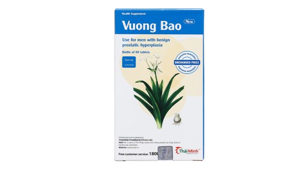 Vương Bảo New giảm nguy cơ phát triển của u phì đại tiền liệt tuyến hộp 80 viên