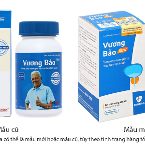Vương Bảo New giảm nguy cơ phát triển của u phì đại tiền liệt tuyến hộp 80 viên