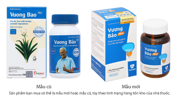 Vương Bảo New giảm nguy cơ phát triển của u phì đại tiền liệt tuyến hộp 80 viên