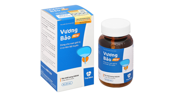 Vương Bảo New giảm nguy cơ phát triển của u phì đại tiền liệt tuyến hộp 80 viên