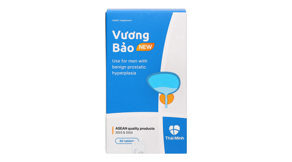 Vương Bảo New giảm nguy cơ phát triển của u phì đại tiền liệt tuyến hộp 80 viên