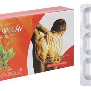 Viên Vai Gáy Thái Dương chống đông máu, lưu thông khí huyết hộp 12 viên