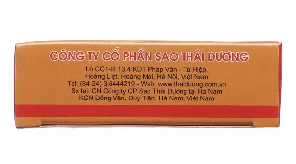 Viên Vai Gáy Thái Dương chống đông máu, lưu thông khí huyết hộp 12 viên