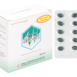 Viên xông Euca-OPC sát khuẩn hô hấp, giải cảm (10 vỉ x 10 viên)