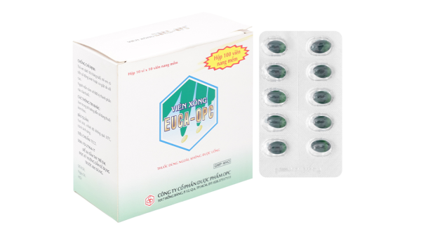 Viên xông Euca-OPC sát khuẩn hô hấp, giải cảm (10 vỉ x 10 viên)