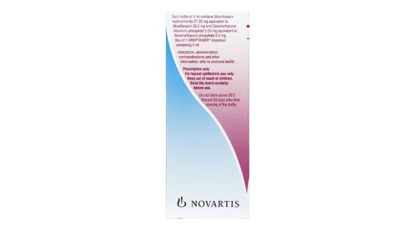 Dung dịch nhỏ mắt Vigadexa trị nhiễm khuẩn mắt lọ 5ml
