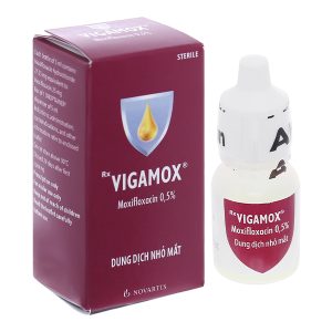 Dung dịch nhỏ mắt Vigamox 0.5% trị viêm kết mạc do vi khuẩn chai 5ml