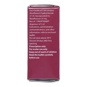 Dung dịch nhỏ mắt Vigamox 0.5% trị viêm kết mạc do vi khuẩn chai 5ml