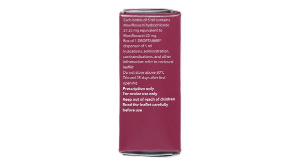 Dung dịch nhỏ mắt Vigamox 0.5% trị viêm kết mạc do vi khuẩn chai 5ml
