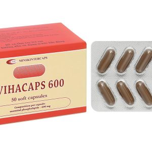 Vihacaps 600 cải thiện các triệu chứng bệnh lý gan (5 vỉ x 10 viên)