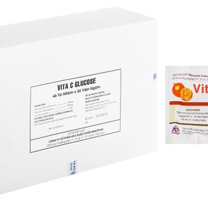 Vita C Glucose bổ sung vitamin C, tăng đề kháng (46 túi x 24 viên)