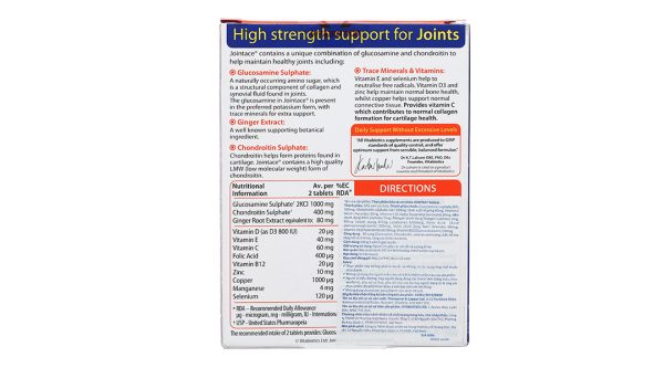 Vitabiotics Jointace Original bổ sung dưỡng chất cho khớp hộp 30 viên