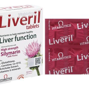 Vitabiotics Liveril hỗ trợ tăng cường chức năng gan hộp 30 viên