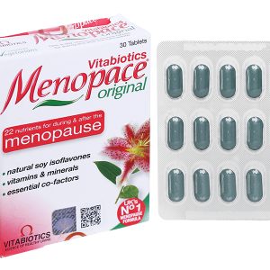 Vitabiotics Menopace Tablets hỗ trợ cân bằng nội tiết tố hộp 30 viên