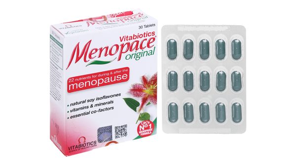 Vitabiotics Menopace Tablets hỗ trợ cân bằng nội tiết tố hộp 30 viên