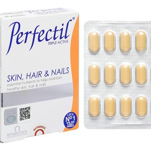 Vitabiotics Perfectil Skin, Hair & Nails đẹp da, tóc, móng hộp 30 viên