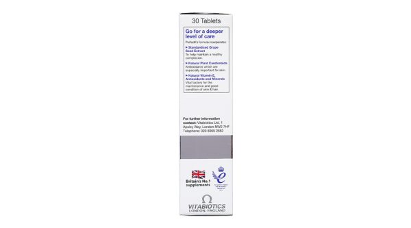Vitabiotics Perfectil Skin, Hair & Nails đẹp da, tóc, móng hộp 30 viên
